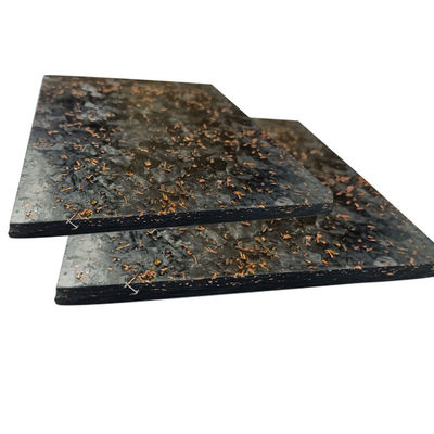 Placca di fibra di carbonio con composto forgiato di rame rosso e alto contenuto di carbonio