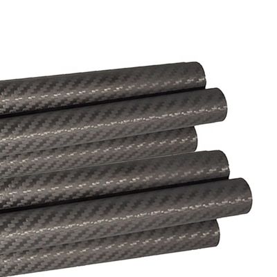 tubo di fibra di carbonio a modulo elevato di lunghezza specifica con 0% di cenere e NOVE volatile