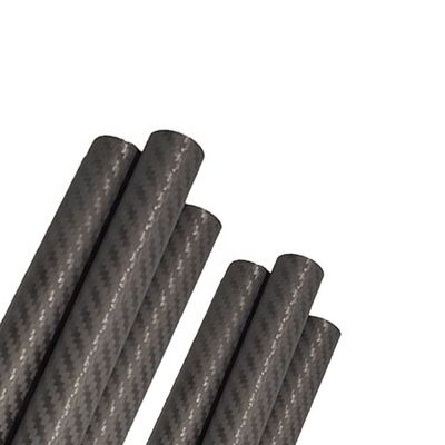 tubo di fibra di carbonio a modulo elevato di lunghezza specifica con 0% di cenere e NOVE volatile