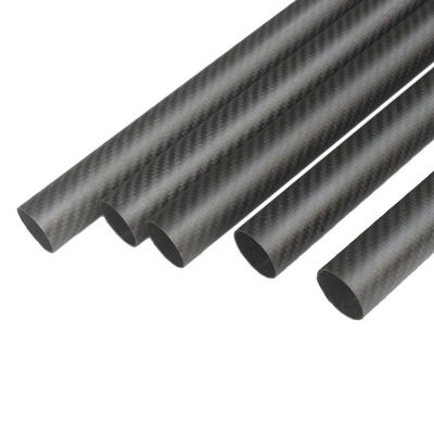 tubo di fibra di carbonio a modulo elevato di lunghezza specifica con 0% di cenere e NOVE volatile