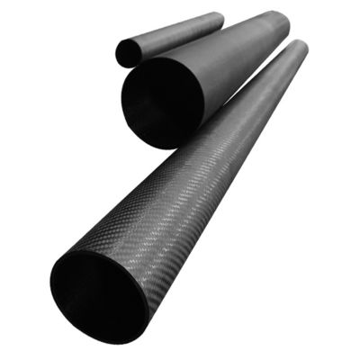 Tubo in fibra di carbonio 3K a temperatura inferiore a 120 °C in finitura opaca 180 mm 200 mm 230 mm