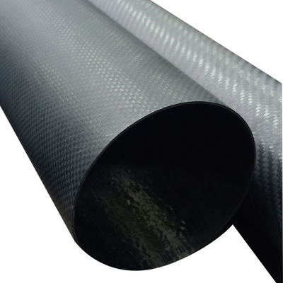 Grandi tubi in fibra di carbonio da 3k personalizzati per sotto 120 °C 100 mm 120 mm 180 mm 200 mm 230 mm