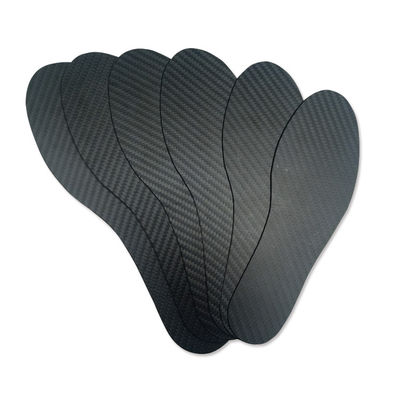 Insola di calzature da lavoro personalizzata con insola di stampaggio termoassorbente in fibra di carbonio da 1,2 mm per OEM ODM