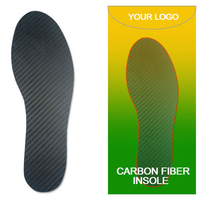 Insola di calzature da lavoro personalizzata con insola di stampaggio termoassorbente in fibra di carbonio da 1,2 mm per OEM ODM