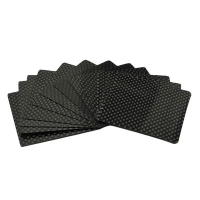 Piastra in fibra di carbonio termoplastica a 12K per il supporto dell'arco in colore nero