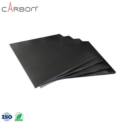 Piastra in fibra di carbonio termoplastica a 12K per il supporto dell'arco in colore nero