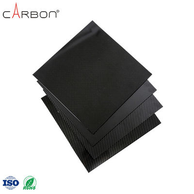 Piastra in fibra di carbonio termoplastica a 12K per il supporto dell'arco in colore nero
