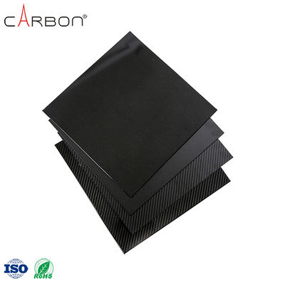 Piastra in fibra di carbonio termoplastica a 12K per il supporto dell'arco in colore nero