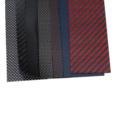 Materiale caldo Matte Metallic Brushed 3K Carbon Fiber Sheet Plate Con Taglio 0,005% S Contenuto