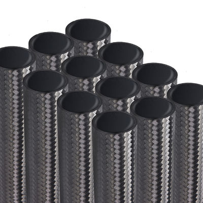 Campo dell'aviazione 100% tubo solido in fibra di carbonio 3K Twill Round Tube per accessori per droni
