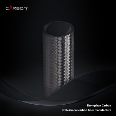 Campo dell'aviazione 100% tubo solido in fibra di carbonio 3K Twill Round Tube per accessori per droni