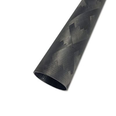 Tubo di scarico in fibra di carbonio 3k a filamento a ferita resistente al calore e resistente al calore