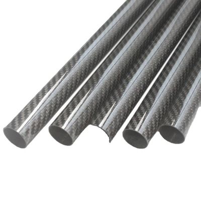 Tempo di produzione 35-45 giorni 40mm OD tubo rotondo di carbonio 3,5m tubo di fibra di carbonio opaco