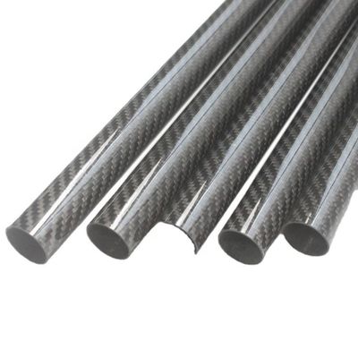 Tempo di produzione 35-45 giorni 40mm OD tubo rotondo di carbonio 3,5m tubo di fibra di carbonio opaco