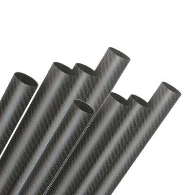Tempo di produzione 35-45 giorni 40mm OD tubo rotondo di carbonio 3,5m tubo di fibra di carbonio opaco