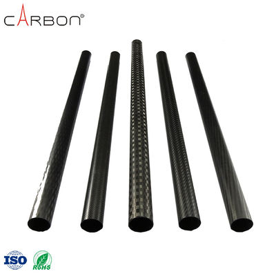 Ragionevole tubo in fibra di carbonio 3k con tenore di H dello 0,009% e tenore di N dello 0,001%