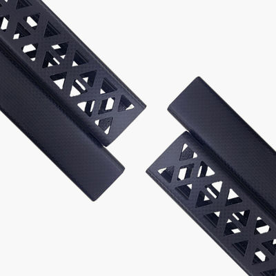 Tubo ovale quadrato in fibra di carbonio con contenuto di cenere dello 0,025%-0,05% e lunghezza personalizzabile