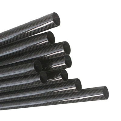 OEM Acceptabile tubo in fibra di carbonio con resina epossidica e materiale in fibra di carbonio 3K