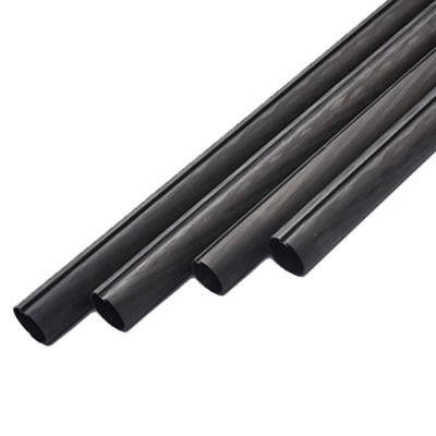 OEM Acceptabile tubo in fibra di carbonio con resina epossidica e materiale in fibra di carbonio 3K