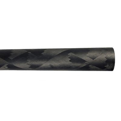 Contenuto di C 98% Fibra di carbonio non volatile tubo esagonale 25mm tubo ovale di carbonio 3K