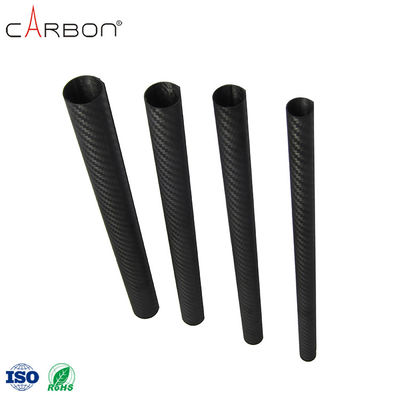 200 Finish Matte/Glossy ZhongShan Carbon 3K Carbon Fiber Tube per la pulizia delle grondaie sotto vuoto