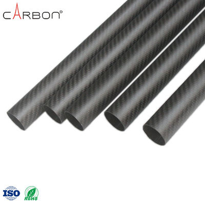 200 Finish Matte/Glossy ZhongShan Carbon 3K Carbon Fiber Tube per la pulizia delle grondaie sotto vuoto