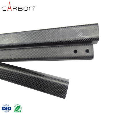 Tubo di fibra di carbonio di 3 mm quadrati non volatile per il processo di produzione di scarpe
