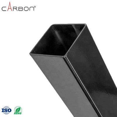 Tubo di fibra di carbonio di 3 mm quadrati non volatile per il processo di produzione di scarpe