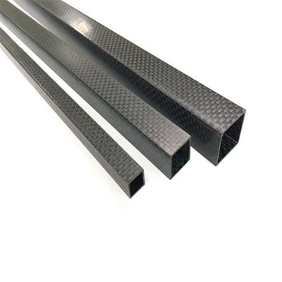 Tubo di fibra di carbonio di 3 mm quadrati non volatile per il processo di produzione di scarpe