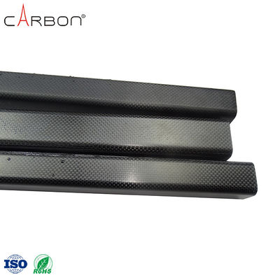 Tubo di fibra di carbonio di 3 mm quadrati non volatile per il processo di produzione di scarpe