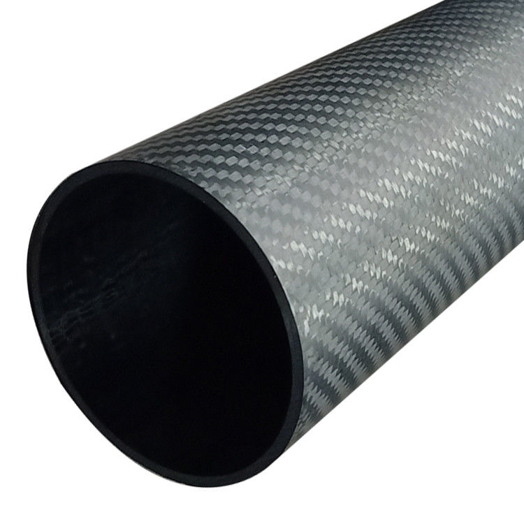 Tubo in fibra di carbonio 3K a temperatura inferiore a 120 °C in finitura opaca 180 mm 200 mm 230 mm