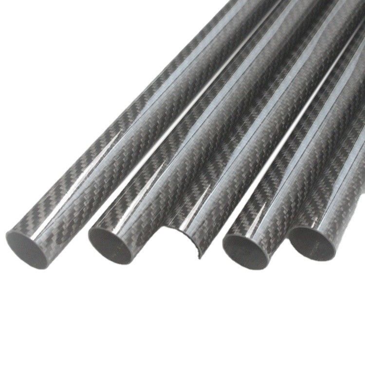 Tempo di produzione 35-45 giorni 40mm OD tubo rotondo di carbonio 3,5m tubo di fibra di carbonio opaco