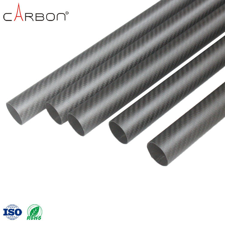 200 Finish Matte/Glossy ZhongShan Carbon 3K Carbon Fiber Tube per la pulizia delle grondaie sotto vuoto