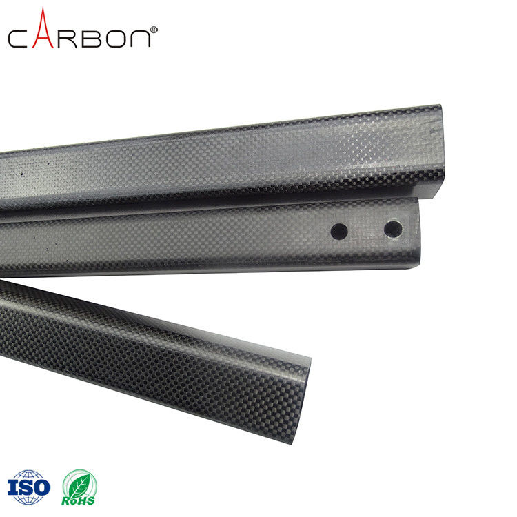 Tubo di fibra di carbonio di 3 mm quadrati non volatile per il processo di produzione di scarpe